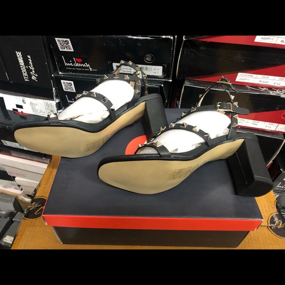 Studded block heel sandal - Picture 4 of 6